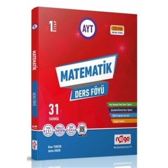 Ayt Matematik 1. Kitap Ders Föyü Kolektif