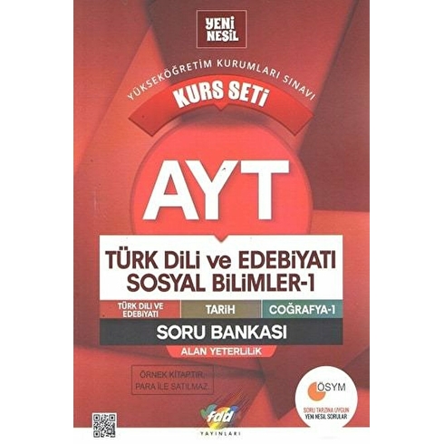 Ayt Türk Dili Ve Edebiyatı Sosyal Bilimler - 1 Kurs Seti Soru Bankası