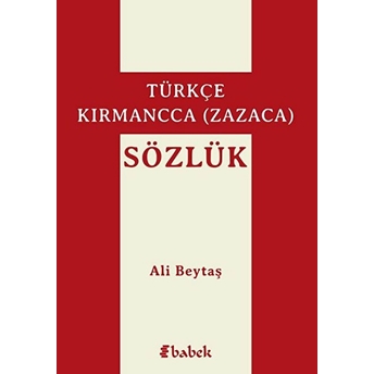 Babek Yayınları Türkçe-Kırmancca (Zazaca) Sözlük