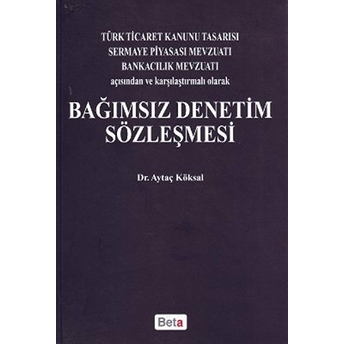 Bağımsız Denetim Sözleşmesi Aytaç Köksal