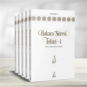 Bakara Suresi Tefsiri Seti (5 Kitap) Mahmud Es'Ad Coşan