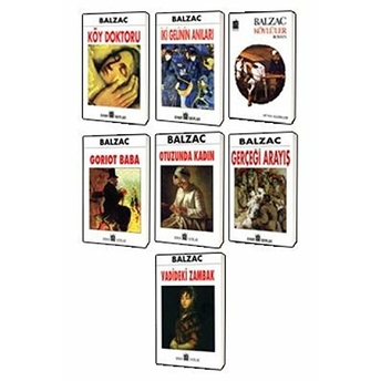 Balzac Klasikleri 7 Kitap Set Honore De Balzac