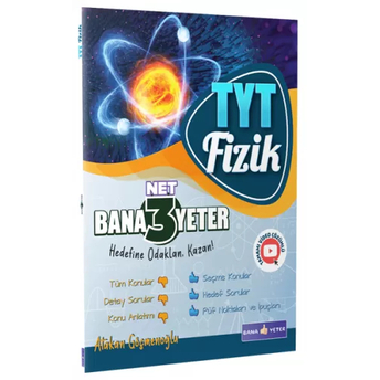 Bana Yeter Yayınları Tyt Fizik Bana 3 Net Yeter Atakan Göçmenoğlu