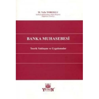 Banka Muhasebesi M. Vefa Toroslu