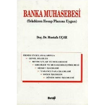 Banka Muhasebesi Mustafa Uçar