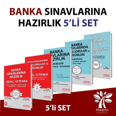 Banka Sınavlarına Hazırlık 5'Lı Set Güncel Olaylar Hediye Komisyon