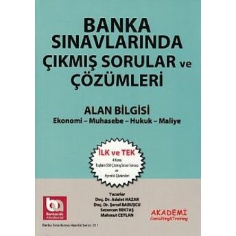 Banka Sınavlarında Çıkmış Sorular Ve Çözümleri - Alan Bilgisi Şenol Babuşcu