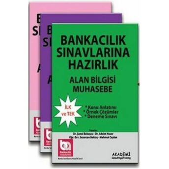 Bankacılık Sınavlarına Hazırlık Modüler Set 3'Lü - Alan Bilgisi Şenol Babuşcu