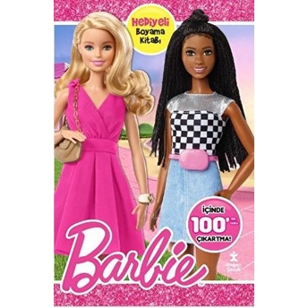 Barbie 100 Çıkartma Hediyeli Boyama Kitabı