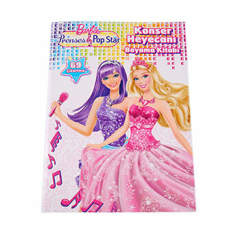 Barbie Prenses Ve Popstar - Konser Heyecanı Boyama Kitabı Kolektif