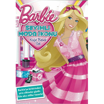 Barbie Sevimli Moda Ikonu Kağıt Bebek Seti Kolektif