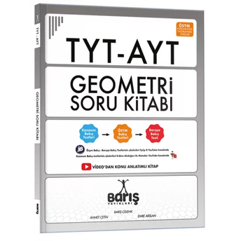 Barış Yayınları Tyt Ayt Geometri Soru Kitabı Barış Çelenk