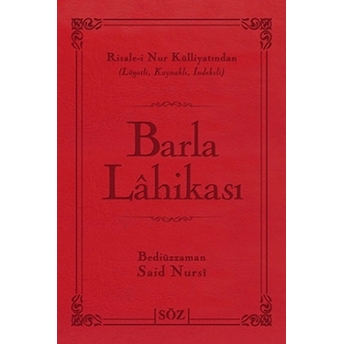 Barla Lahikası (Büyük Boy - Iki Renk) Bediüzzaman Said Nursi