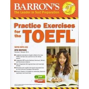 Barron's Practice Exercises For The Toefl With Mp3 Cd, 8Th Edition Pamela J. Sharpe