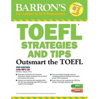 Barron's Toefl Strategies And Tips Outsmart The Toefl 2Nd Edition With Mp3 Cd Pamela Sharpe