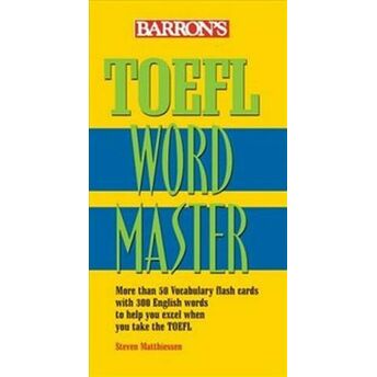 Barron's Toefl Word Master Steven Matthiesen