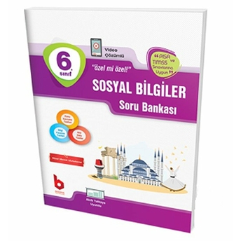 Basamak Yayınları 6.Sınıf Sosyal Bilgiler Soru Bankası Video Çözümlü