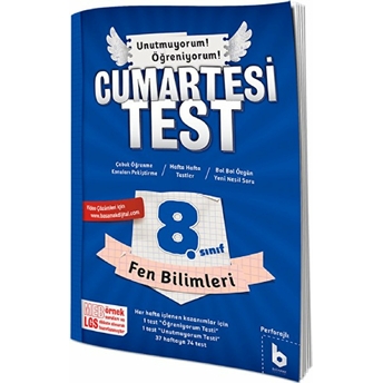 Basamak Yayınları 8. Sınıf Cumartesi Test Fen Bilimleri