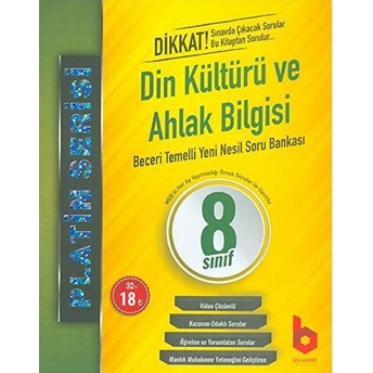 Basamak Yayınları Lgs 8.Sınıf Platin Serisi Din Kültürü Ve Ahlak Bilgisi Yeni Nesil Soru Bankası