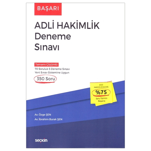 Başarı Adli Hakimlik Deneme Özge Şen