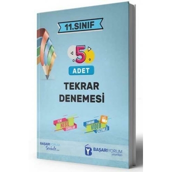 ​​Başarıyorum Yayınları 11. Sınıf 5 Adet Tekrar Denemesi Komisyon