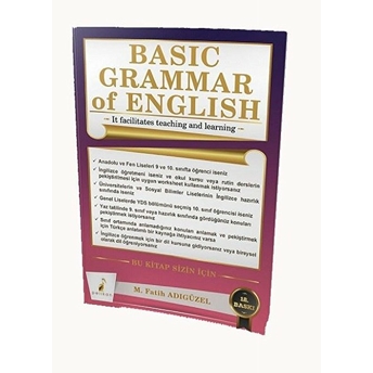 Basic Grammar Of English M. Fatih Adıgüzel