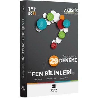 Başka Yayıncılık 2021 Tyt Fen Bilimleri Akustik Tamamı Çözümlü 29 Deneme Erkan Özgen