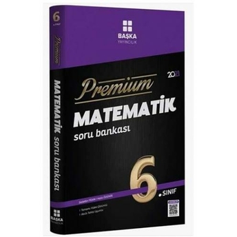 ​Başka Yayıncılık 6. Sınıf Matematik Premium Soru Bankası Komisyon