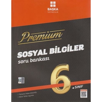 Başka Yayıncılık 6. Sınıf Sosyal Bilgiler Premium Soru Bankası Komisyon