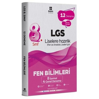 Başka Yayıncılık 8. Sınıf Lgs Fen Bilimleri 12 Li Deneme Komisyon