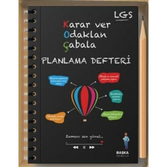 Başka Yayıncılık 8. Sınıf Lgs Planlama Defteri Komisyon