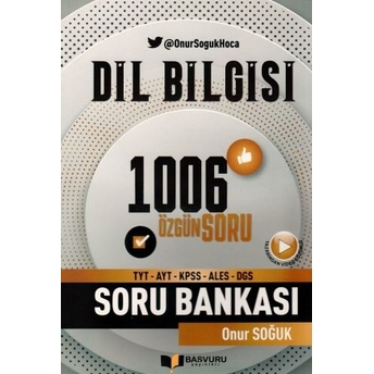 Başvuru Yayınları Dil Bilgisi Soru Bankası Onur Soğuk