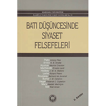 Batı Düşüncesinde Siyaset Felsefeleri Frederick C. Copleston