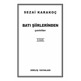 Batı Şiirlerinden Sezai Karakoç