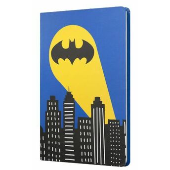 Batman Sert Kapak Butik Defter Mavi