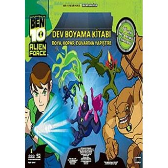 Ben10 Alien Force Dev Boyama Kitabı Kolektif