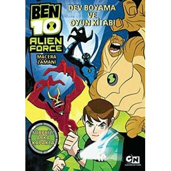 Ben10 Alien Force Dev Boyama Ve Oyun Kitabı Kolektif