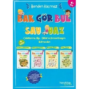 Benden Kaçmaz Set (4 Kitap Takım); Odaklanma, Algı-Dikkat Ve Konsantrasyon Bulmacalarıodaklanma, Algı-Dikkat Ve Konsantrasyon Bulmacaları Canan Öztürk