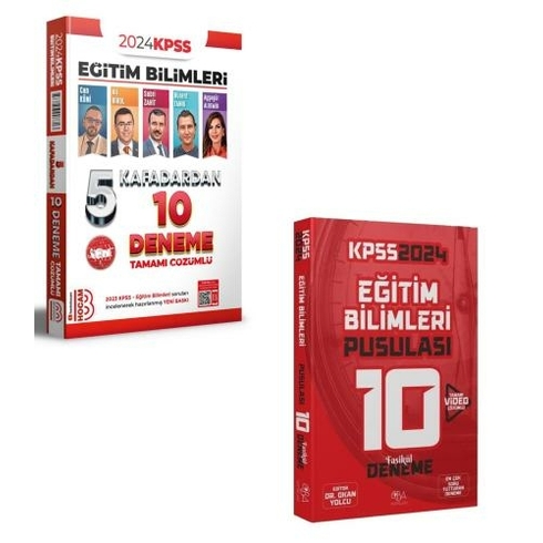 Benim Hocam Cba Yayınları 2024 Kpss Eğitim Bilimleri 10 10 Deneme 2 Li Set Komisyon