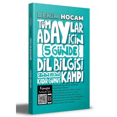 Benim Hocam Tüm Adaylar Için 5 Günde Dil Bilgisi Kampı