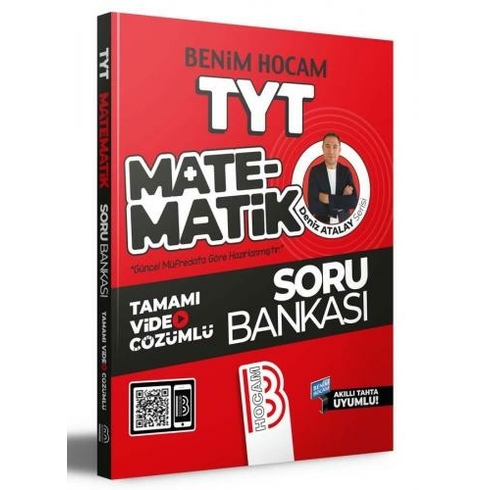 Benim Hocam Yayıncılık 2023 Tyt Matematik Tamamı Video Çözümlü Soru Bankası - Deniz Atalay