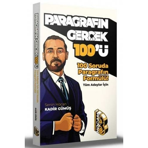 Benim Hocam Yayınları 100 Soruda Paragrafın Formülü - Paragrafın Gerçek Yüzü - Kadir Gümüş