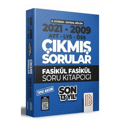 Benim Hocam Yayınları 2021-2009 Yks 2.Oturum Sayısal Son 13 Yıl Tıpkı Basım Fasikül Fasikül Çıkmış Sorular