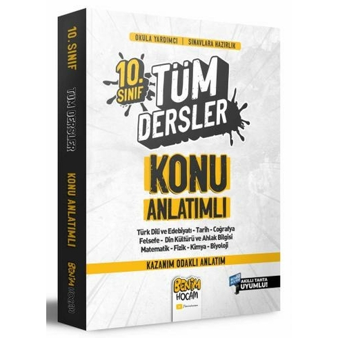 Benim Hocam Yayınları 2022 10. Sınıf Tüm Dersler Konu Anlatımı Benim Hocam Yayınları