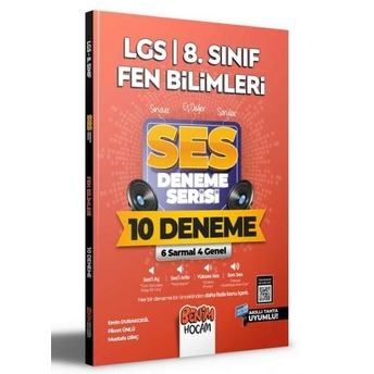 Benim Hocam Yayınları 2022 Lgs 8.Sınıf Fen Bilimleri Ses Deneme Serisi 10 Deneme Emin Durakcıgil