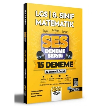 Benim Hocam Yayınları 2022 Lgs 8.Sınıf Matematik Ses Deneme Serisi 15 Deneme Gökhan Asardağ