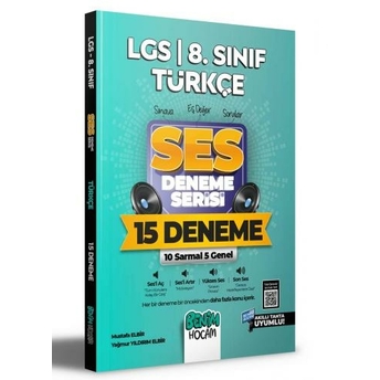 Benim Hocam Yayınları 2022 Lgs 8.Sınıf Türkçe Ses Deneme Serisi 15 Deneme Mustafa Elbir