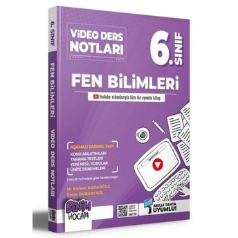 Benim Hocam Yayınları 2023 6.Sınıf Fen Bilimleri Video Ders Notları (Konu Anlatımı) M.kerem Karaoğuz