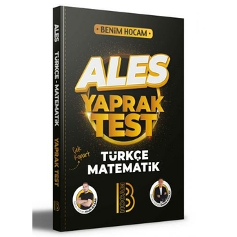 Benim Hocam Yayınları 2023 Ales Türkçe - Matematik Yaprak Test Deniz Atalay