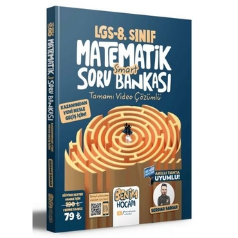 Benim Hocam Yayınları 2023 Lgs 8.Sınıf Matematik Smart Tamamı Video Çözümlü Soru Bankası Serdar Sanar